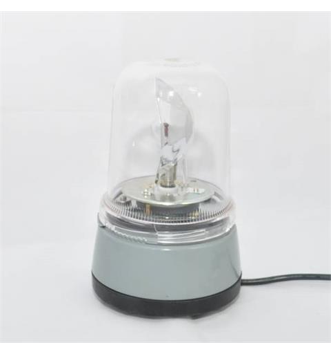 Rotating Beacon EHS  12vDC 7:CLEAR 55w Halogen H1 IP54 v=+/-10%